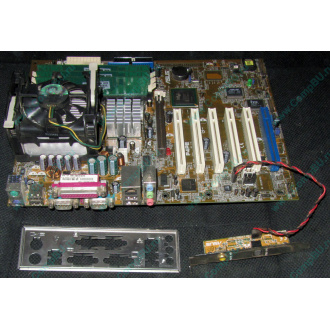 Материнская плата Asus P4PE (FireWire) с процессором Intel Pentium-4 2.4GHz s.478 и памятью 768Mb DDR1 Б/У (Благовещенск)